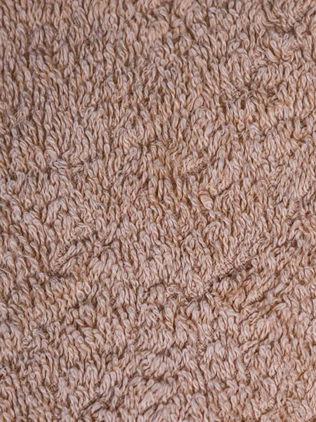 Beige Stoff Frottee Handtuch Textur Hintergrund Schlafzimmer — Stockfoto