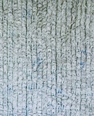 Beyaz, detaylı kumaş, terry kumaş dokusu, yakın plan. arka plan, natürmort.