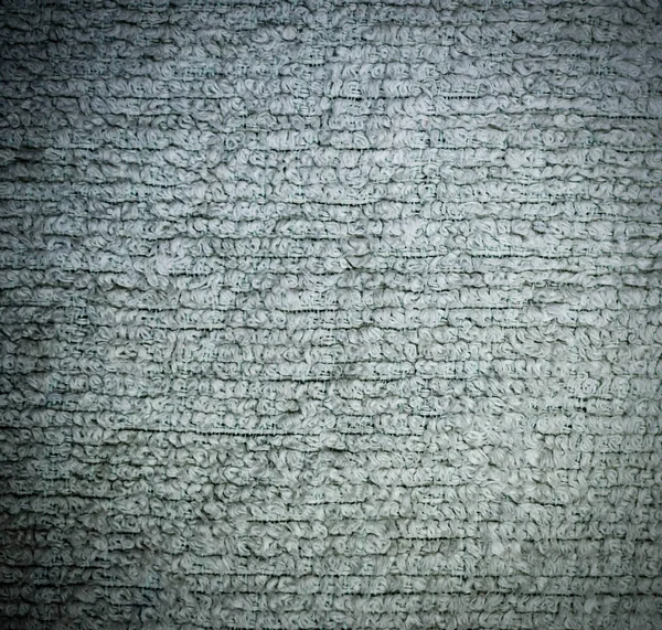 Fehér Részletes Szövet Frottírszövet Textúra Közelkép Matrica Háttér Csendélet — Stock Fotó