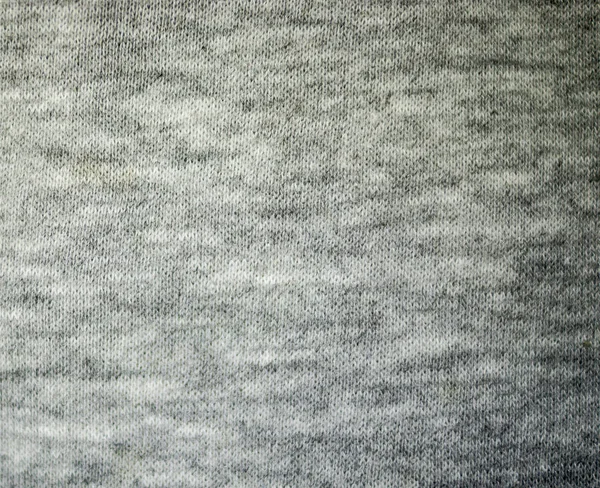 Grau Gestrickte Textiltextur Hintergrund Nahaufnahme — Stockfoto