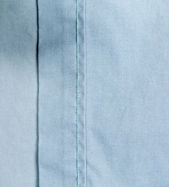 Pastell Hellblaues Stoffgewebe Textilen Hintergrund Textur — Stockfoto