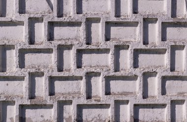 dokulu beton çit beyaz boyalı. arka plan, doku.