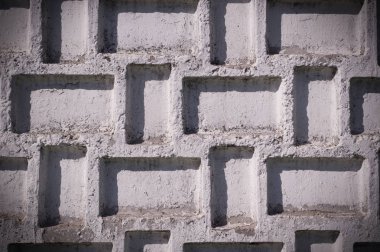 dokulu beton çit vinyet ile beyaz boyalı. arka plan, doku.
