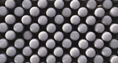 beyaz daire kafaları doku ile çubuklar soyut doku. tasarım, arka plan.