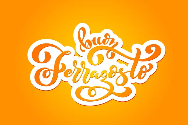 Buon Ferragosto Joyeux Festival Été Italien Ferragosto Conception Vectorielle Typographique — Image vectorielle