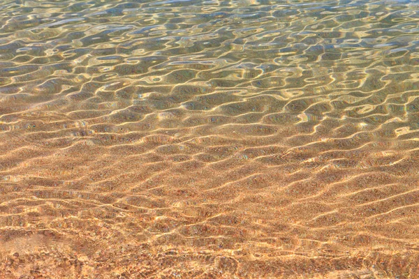 Modrá Čistá Voda Moře Jezero Slunce Pláž Dovolená Pozadí Pro — Stock fotografie