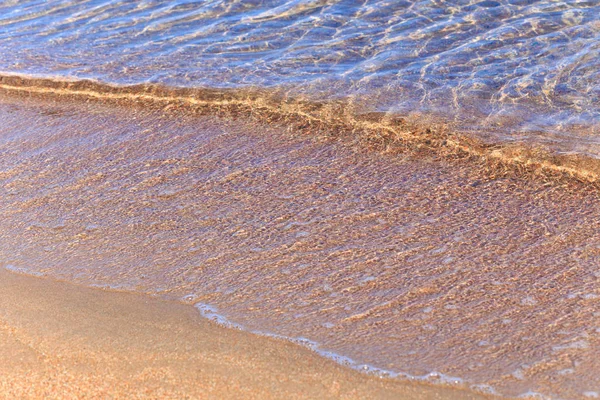 Acqua Limpida Blu Mare Lago Sole Spiaggia Vacanza Sfondo Inserire — Foto Stock