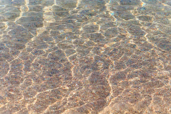 Синяя Чистая Вода Море Озеро Солнце Пляж Отдых Фон Вставки — стоковое фото