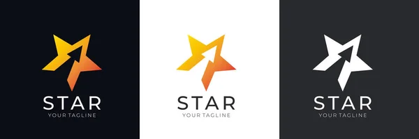 Vetor Logotipo Estrela Logotipo Abstrato Universal Com Símbolo Estrela Para —  Vetores de Stock