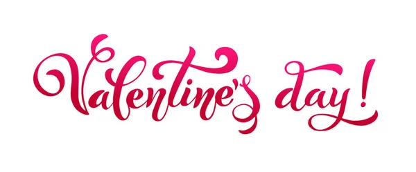 Happy Valentines Day Retro Styl Vintage Pędzla Napis Serca Wielu — Wektor stockowy