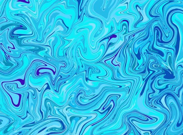 Abstrakter Vektorhintergrund Mit Schönen Fantasie Tintenmustern Flüssigfarbe Fluidkunst Das Ornament — Stockvektor