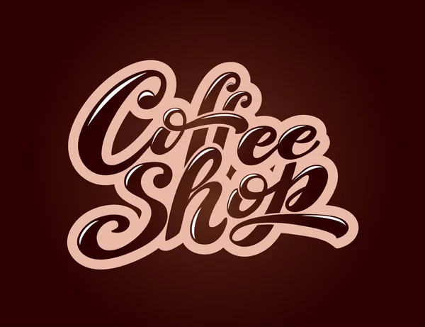Coffeeshop Logo Elementen Voor Koffieshop Markt Café Ontwerp Restaurant Menu — Stockvector