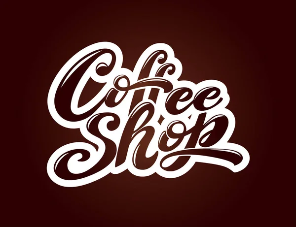 Café Logo Elemente Für Café Shop Markt Café Design Restaurant — Stockvektor