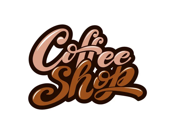 Coffee Shop Logotypen Element För Kafé Marknad Café Design Restaurangmeny — Stock vektor