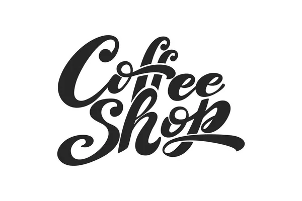 Coffee Shop Logotypen Element För Kafé Marknad Café Design Restaurangmeny — Stock vektor