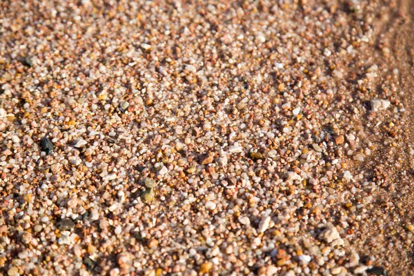 Teksturę piasku na plaży. Naturalne podłoże. — Zdjęcie stockowe
