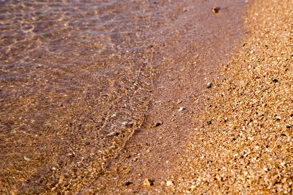 Sand texture on the beach. Natural background. — Stock Photo, Image