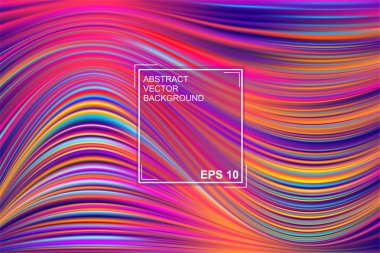 Soyut vektör arka planı. güzel fantezi boya desenleri ile. Sıvı formu. Akışkan sanat. Dalga. Tasarımınız için sanat tasarımı. Zengin renklerin renkli bir kombinasyonu.