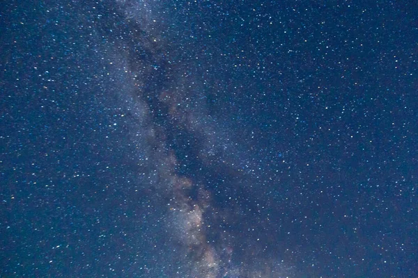 Hluboká Obloha Astrofotografie Mléčná Dráha Přes Oblohu Přírodní Pozadí — Stock fotografie