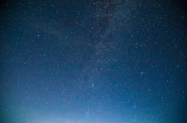 Djup Himmelsastrofotografi Det Mjölkaktiga Sättet Att Korsa Himlen Naturlig Bakgrund — Stockfoto