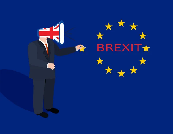 Concepto Brexit Concepto Brexit — Vector de stock