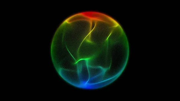 Cor bola de energia — Fotografia de Stock
