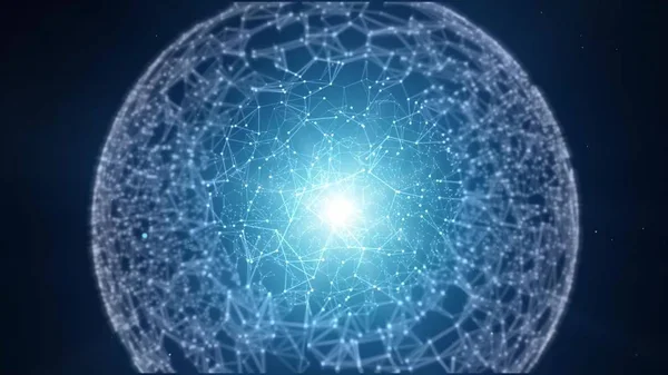 Fütüristik Teknoloji Sayacı ağı.