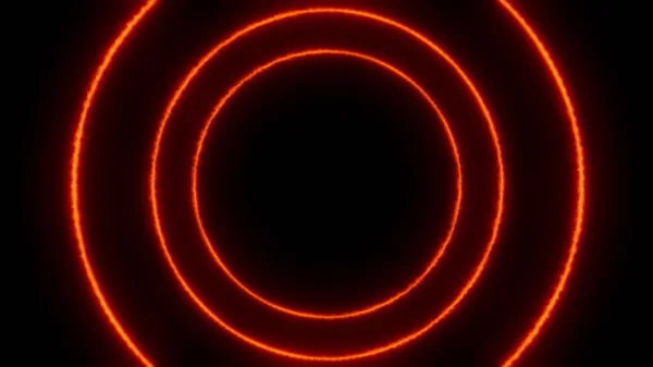 发光的火热的圆圈环 — 图库照片