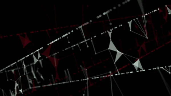 Tecnología Resumen Fondo Geométrico Plexo —  Fotos de Stock