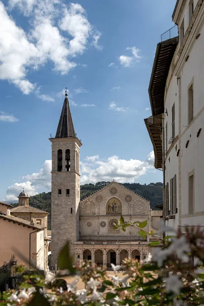 Santa Maria Assunta Katedrali Katolik Ana Yer Spoleto Şehir Ibadet — Stok fotoğraf
