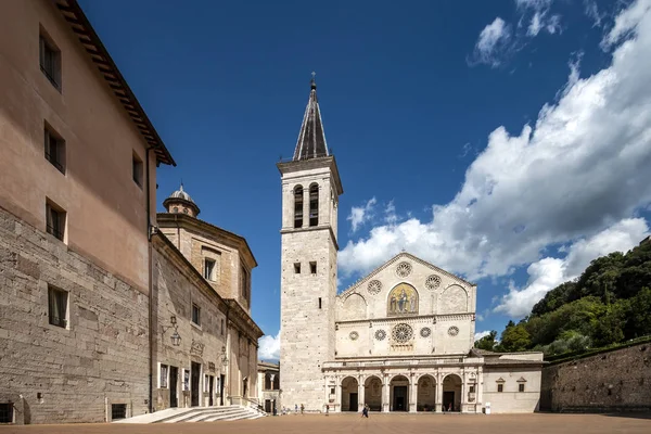 Catedral Spoleto Umbría Italia — Foto de Stock