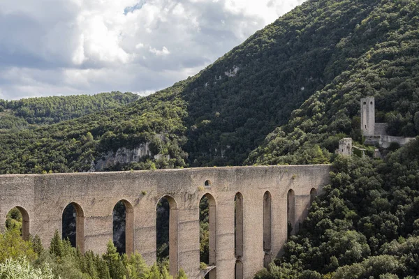 Pont Des Tours Pont Aqueduc Probablement Origine Romaine Qui Relie — Photo