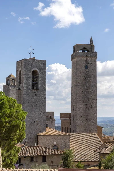 Vista de San Gimignano, Siena - Toscana — Fotografia de Stock