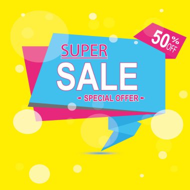 Satılık 50 o uzakta izni için s sıcak fırsat satış poster renkli bir arka plan süper. Özel Fırsat satış poster veya el ilanı şablonu pazarlama veya reklam kampanyalarınız için Vay. Ayrıca perakende satış için.