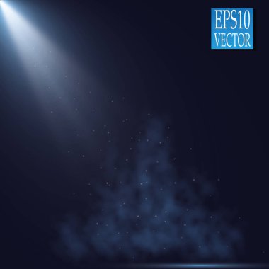 Vektör Spotlights. Sahne. Hafif Efektler. Parlak ışık efekti