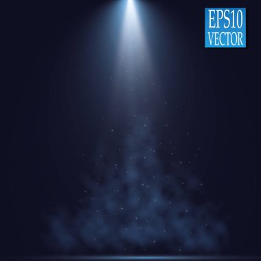 Vektör Spotlights. Sahne. Hafif Efektler. Parlak ışık efekti
