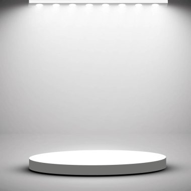 Vektör Spotlights. Sahne. Hafif Efektler. Parlak ışık efekti