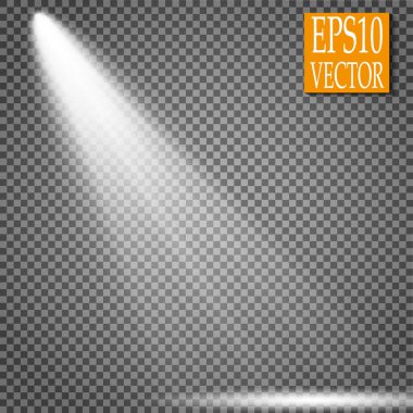 Vektör Spotlights. Sahne. Hafif Efektler. Parlak ışık efekti