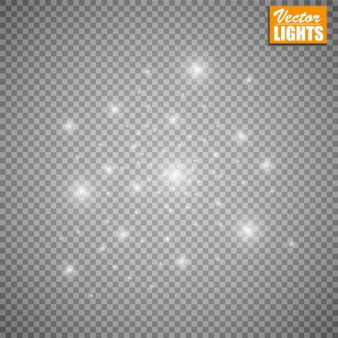 Parlak ışık efekti. Vektör çizimi. Noel flaşı Konsepti.