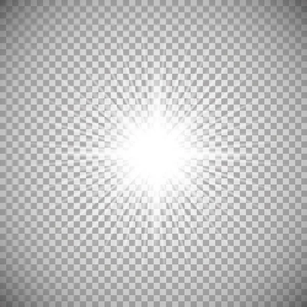 Effetto luce. Illustrazione vettoriale. Concetto flash di Natale. — Vettoriale Stock