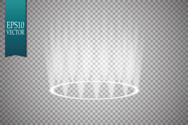 Vektör Spotlights. Sahne. Hafif Efektler Kürsüsü. Işık