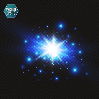 bir patlama ile mavi renk tasarımı. vektör çizim.