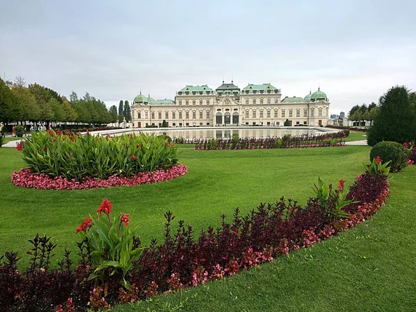 Europa Park Zamek Belveder Miasto Wiedeń Austria Zdjęcia Stockowe bez tantiem