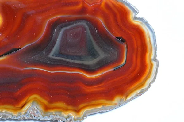 Tampilan Detail Batu Permata Agate — Stok Foto