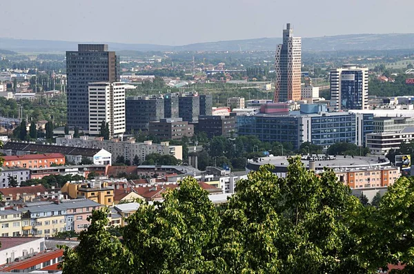 panoramic view, city Brno, Czech republic, Europe