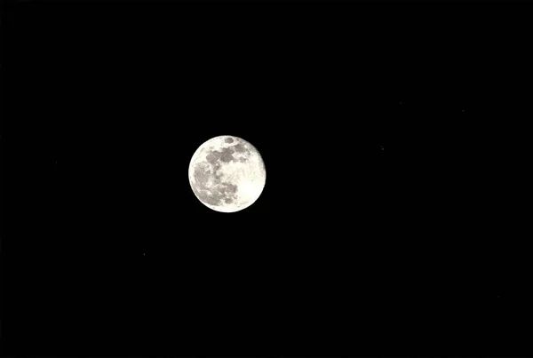 Planet Bulan Dan Malam — Stok Foto