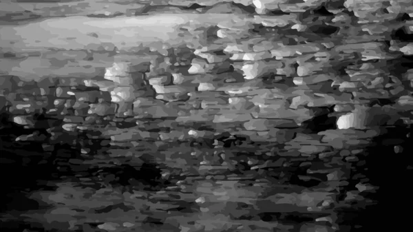 Абстракция Векторное Изображение Черно Белый Фон Трещина Фоне — стоковый вектор