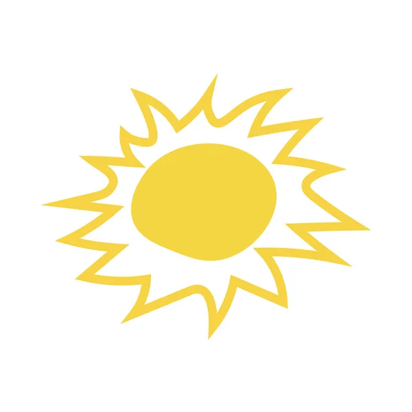 Sun Icon Vector Illustratie — Stockvector