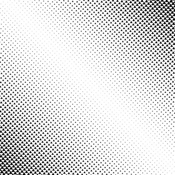 Abstraktes Halbtonmuster Dreieck Hintergrund Ist Schwarz Weiß Vector Moderner Hintergrund — Stockvektor