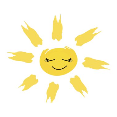 Güneş Simgesi Vektör illüstrasyonu